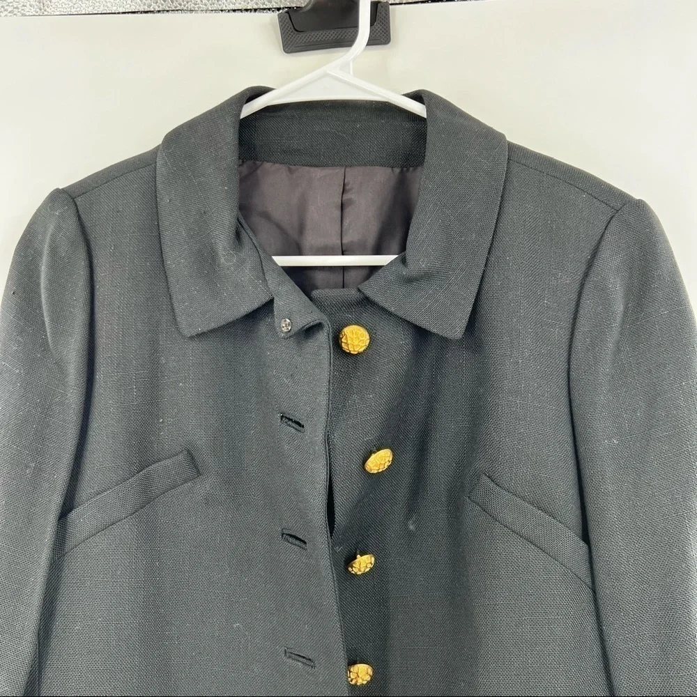 Jack Feist linen blend jacket blazer size 8